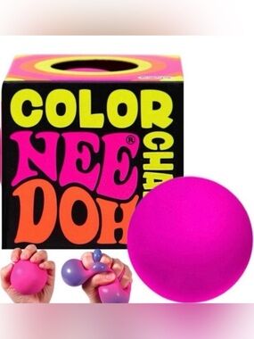 Schylling Color Changing NeeDoh Sensory Fidget Toy – Pink | NEW 🩷💜